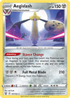 Pokemon Aegislash (107) 107/163 SWSH05: Battle Styles Reverse Holo