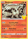 Pokemon Reshiram 002/025 Celebrations Holo