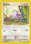 Pokemon Rattata 061/102 Base Set Normal