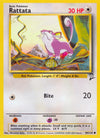 Pokemon Rattata 089/130 Base Set 2 Normal