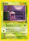 Pokemon Grimer 48/62 Fossil Unlimited