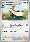 Pokemon Stoutland 172/197 SV03: Obsidian Flames Reverse Holo