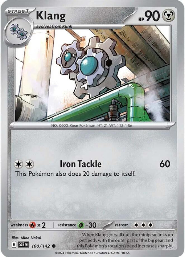 Pokemon Klang 100/142 SV07: Stellar Crown Normal