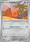 Pokemon Alolan Diglett 122/191 SV08: Surging Sparks Reverse Holo