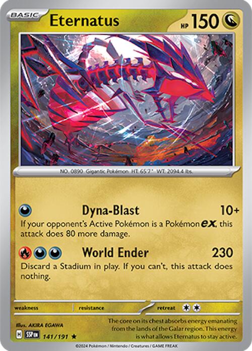 Pokemon Eternatus 141/191 SV08: Surging Sparks Rare — Eterna Cards