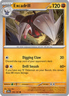 Pokemon Excadrill 109/191 SV08: Surging Sparks Reverse Holo