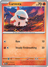Pokemon Larvesta - 024/191 024/191 SV08: Surging Sparks Reverse Holo