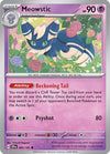Pokemon Meowstic 085/191 SV08: Surging Sparks Reverse Holo