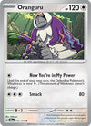 Pokemon Oranguru 156/191 SV08: Surging Sparks Reverse Holo