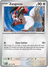 Pokemon Zangoose 149/191 SV08: Surging Sparks Reverse Holo
