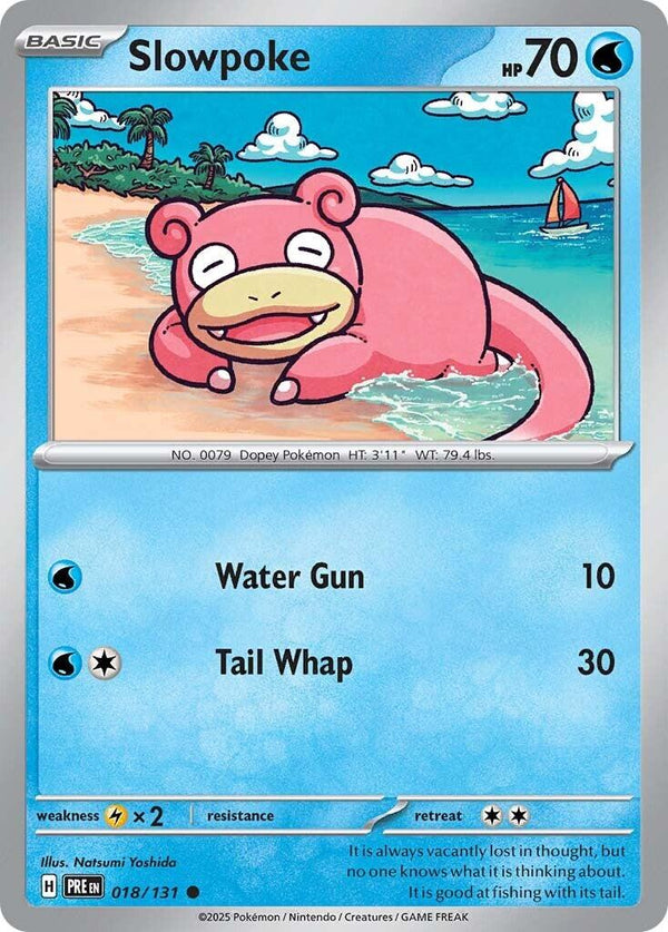 Pokemon Slowpoke 018/131 SV: Prismatic Evolutions Normal