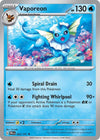 Pokemon Vaporeon 022/131 SV: Prismatic Evolutions Reverse Holo