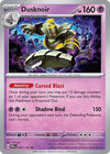 Pokemon Dusknoir 037/131 SV: Prismatic Evolutions Reverse Holo