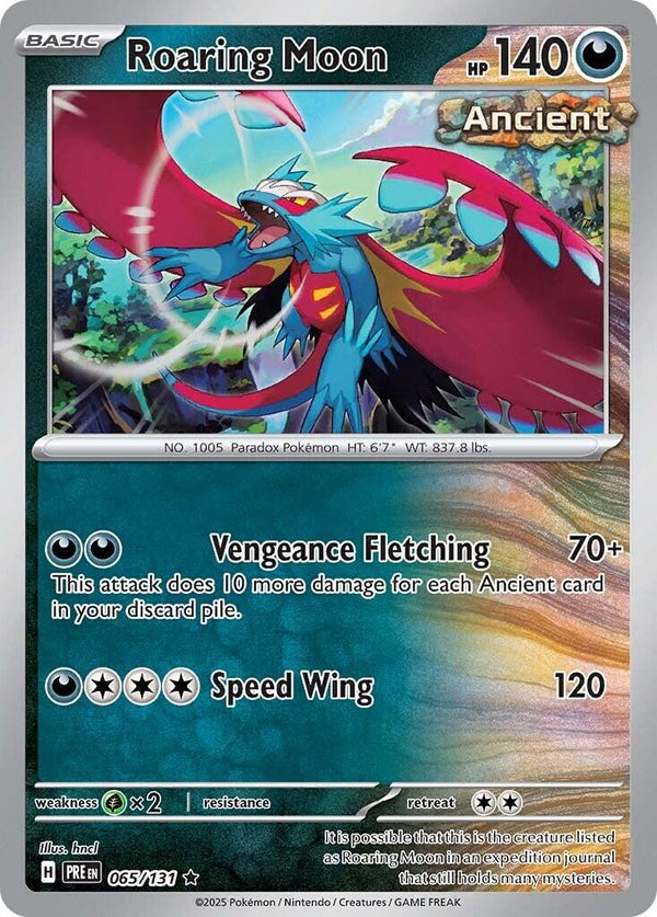 Pokemon Roaring Moon 065/131 SV: Prismatic Evolutions Holo