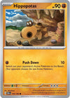 Pokemon Hippopotas 105/182 SV10: Destined Rivals Reverse Holo