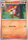 Pokemon Simisear 015/086 SV: White Flare Normal