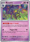 Pokemon Banette 034/084 ME05: Pitch Black Reverse Holo