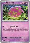Pokemon Spiritomb 035/084 ME05: Pitch Black Reverse Holo