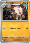 Pokemon Primeape 043/084 ME05: Pitch Black Reverse Holo