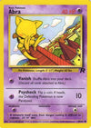 Pokemon Abra 49/82 Team Rocket Unlimited