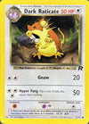Pokemon Dark Raticate 51/82 Team Rocket Unlimited