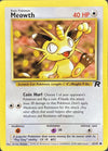 Pokemon Meowth 62/82 Team Rocket Unlimited