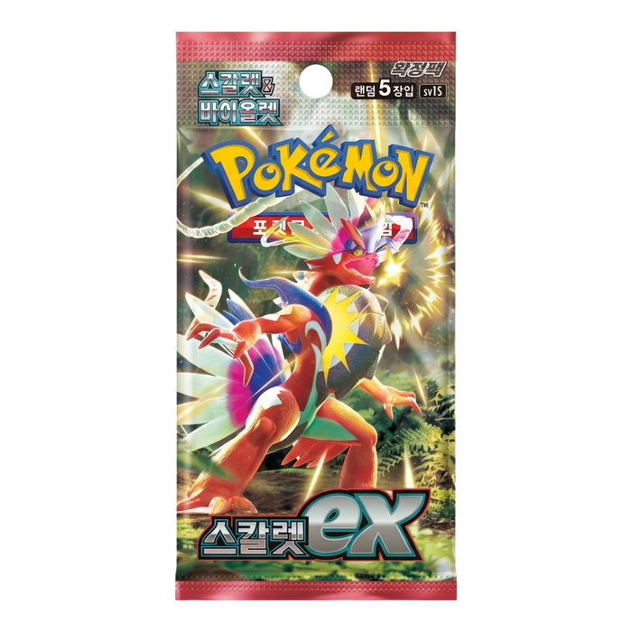 Pokemon Scarlet ex Korean Booster Pack (sv1S)