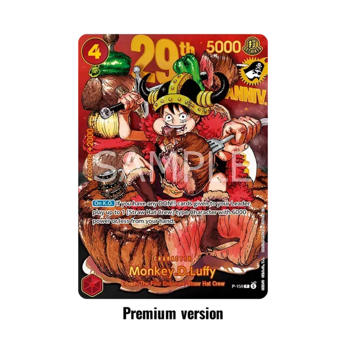 One Piece Premium Card Collection 29th Anniversary Edition
