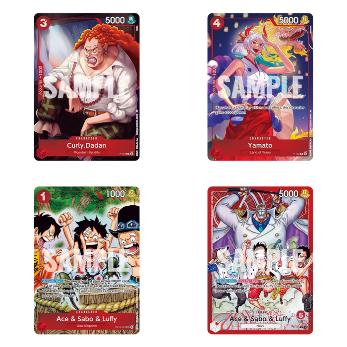 One Piece Premium Card Collection Best Selection Ace & Sabo & Luffy