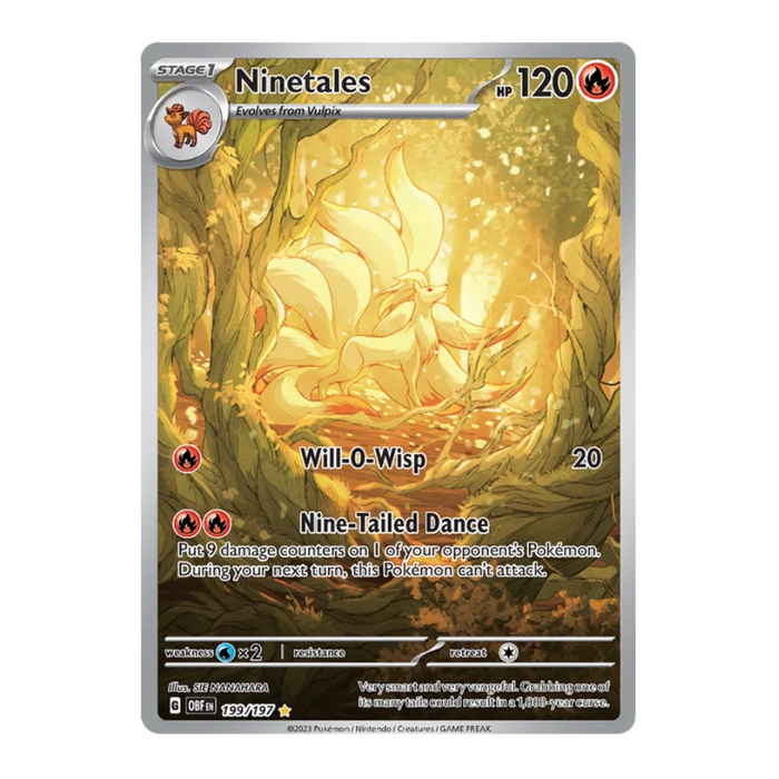 Pokemon Obsidian Flames Booster Pack Bundle (9 Packs)
