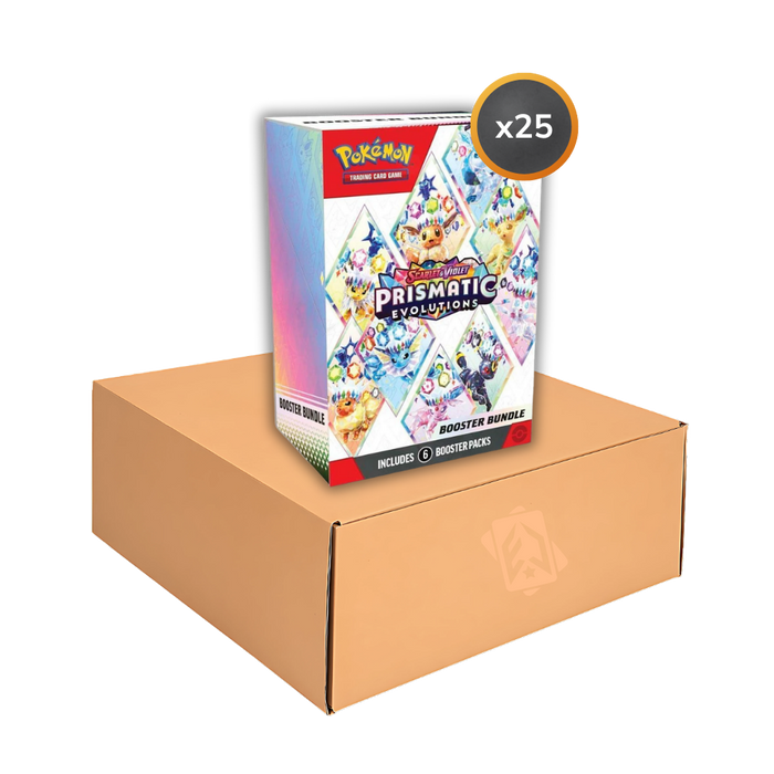 Pokemon Prismatic Evolutions Booster Bundle Sealed Case (x25)﹒
