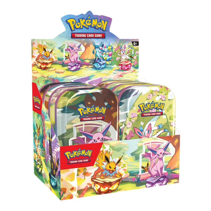 Pokemon Prismatic Evolutions Mini Tin Display Case (Sealed)﹒
