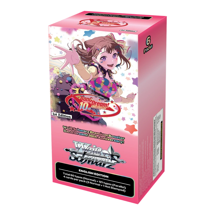 Weiss Schwarz BanG Dream! 10th Anniversary! Premium Booster Box (6 Packs)