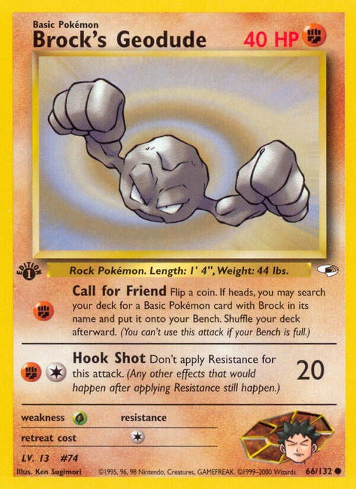 Brock's Geodude (66) [G1 - 066/132] - EternaCards