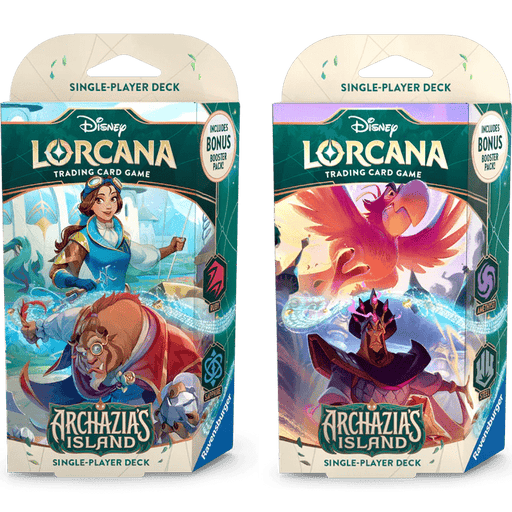 Disney Lorcana Archazia's Island Starter Deck (Lago/Jafar & Belle/Beast) - EternaCards