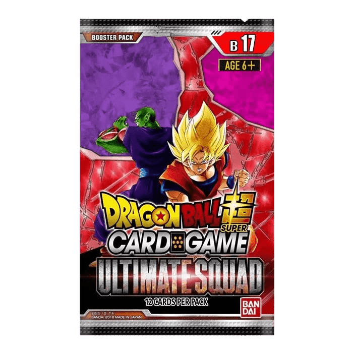 Dragon Ball Super CG: Unison Warrior Series - Ultimate Squad (DBS - B17) - Booster Pack - EternaCards