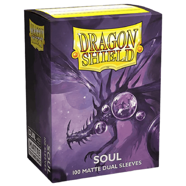 Dragon Shield Dual Matte Standard Size Sleeves - Limited Edition Metallic Soul Purple (100 Pack) - EternaCards