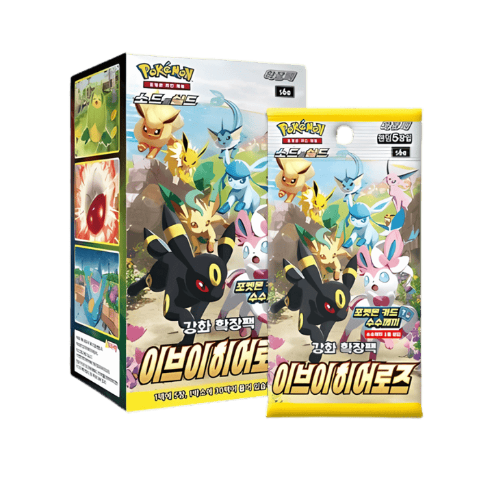 Eevee Heroes Korean Booster Box - EternaCards