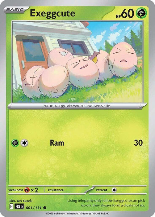 Exeggcute [PRE - 001/131] - EternaCards