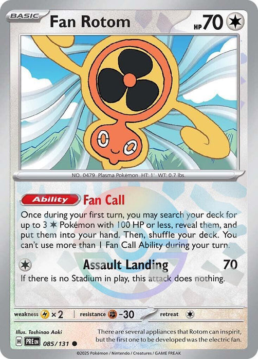 Fan Rotom (Poke Ball Pattern) [PRE - 085/131] - EternaCards