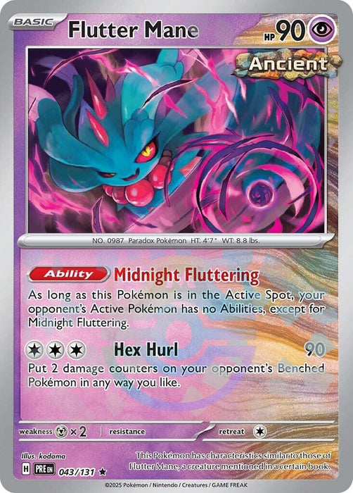 Flutter Mane (Master Ball Pattern) [PRE - 043/131] - EternaCards