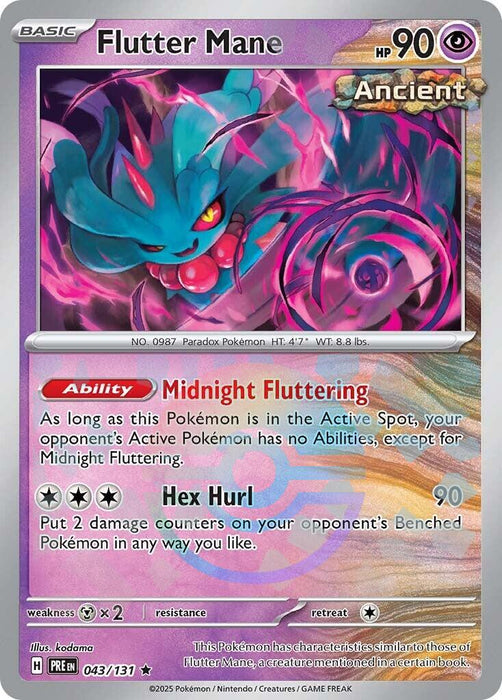 Flutter Mane (Poke Ball Pattern) [PRE - 043/131] - EternaCards