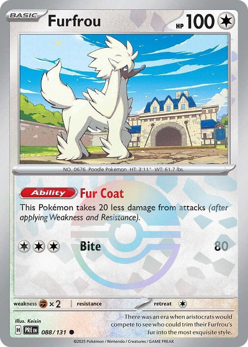 Furfrou (Poke Ball Pattern) [PRE - 088/131] - EternaCards