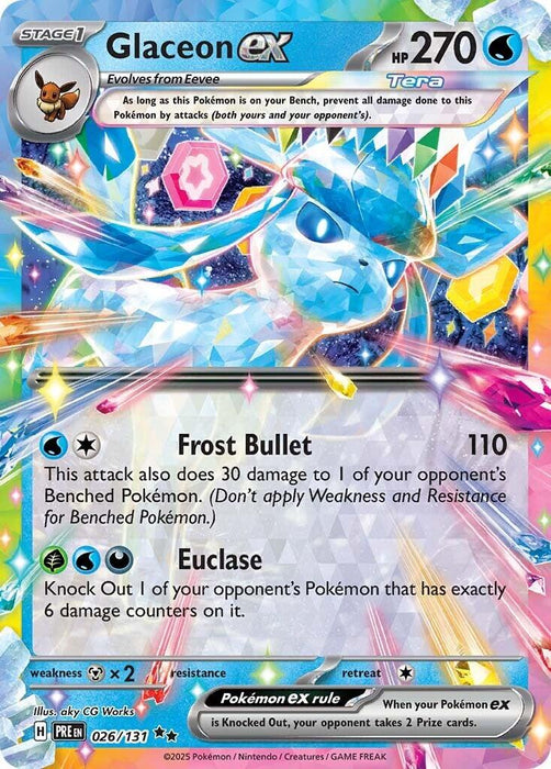 Glaceon ex - 026/131 [PRE - 026/131] - EternaCards