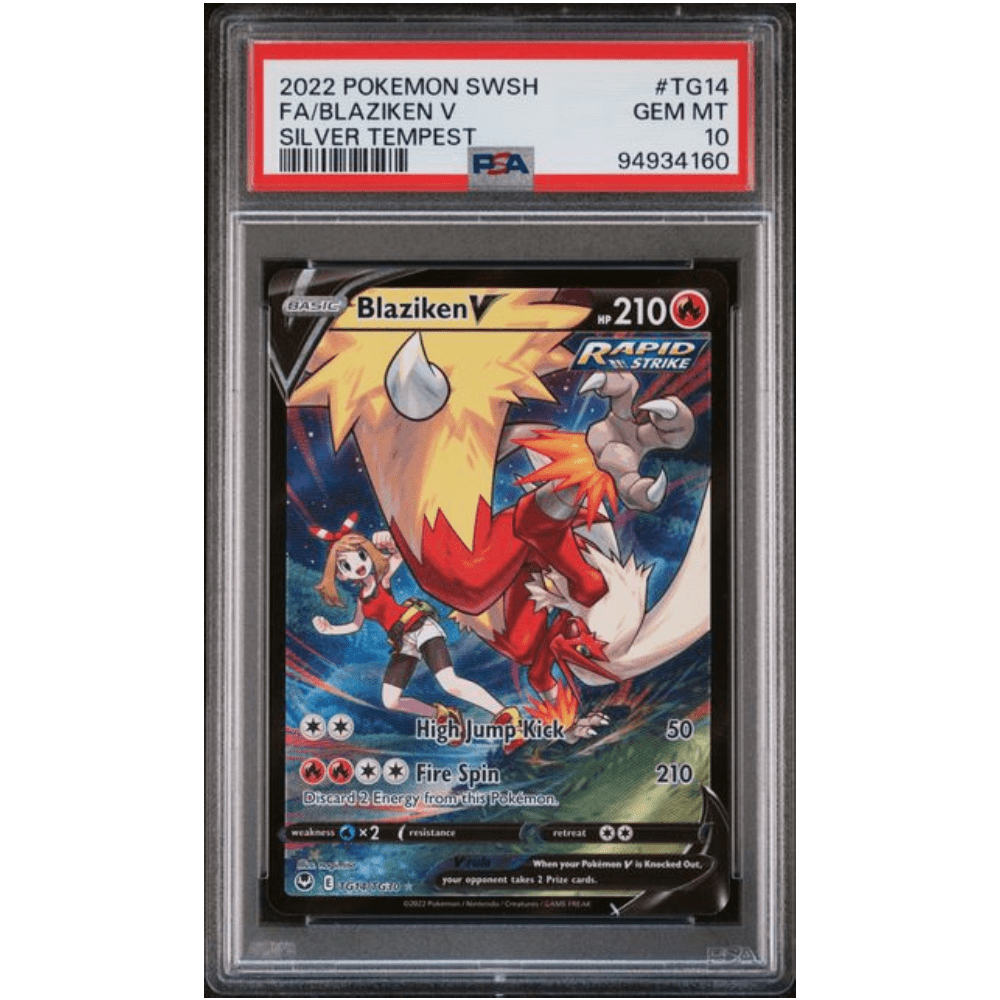 Graded Pokemon Card - Blaziken V TG14/TG30 - PSA 10 EternaCards Graded Pokemon Card - Blaziken V TG14/TG30 - PSA 10 EternaCards