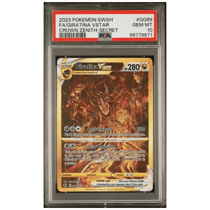 Graded Pokemon Card - Giratina VSTAR GG69/GG70 - PSA 10 - EternaCards