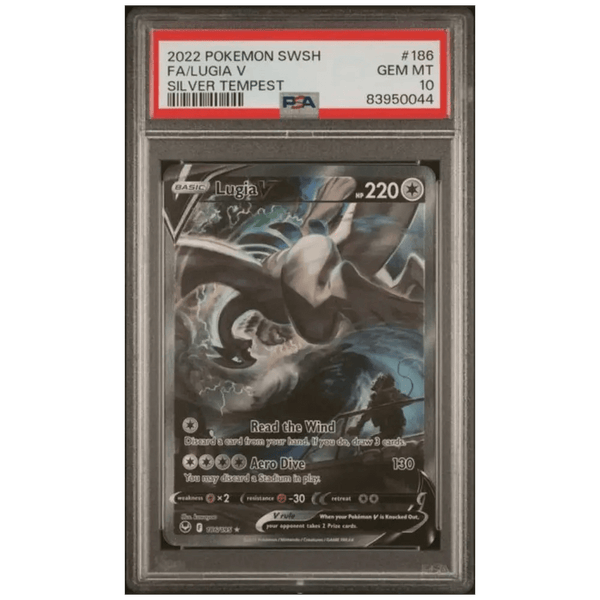 Graded Pokemon Card - Lugia V 186/195