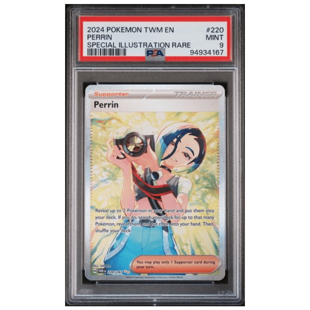 Graded Pokemon Card - Perrin 220/167 - PSA 9 EternaCards Graded Pokemon Card - Perrin 220/167 - PSA 9 EternaCards