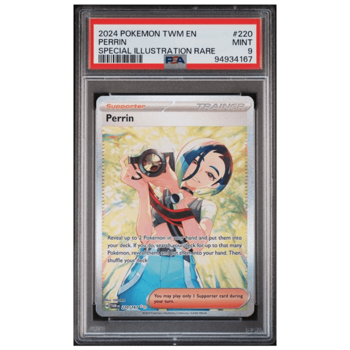 Graded Pokemon Card - Perrin 220/167 - PSA 9 - EternaCards