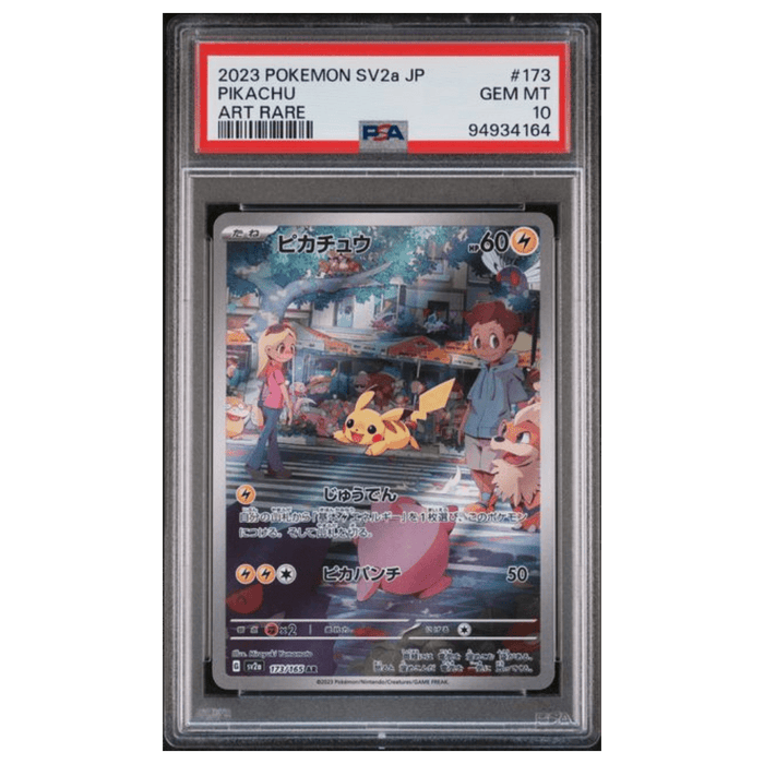 Graded Pokemon Card - Pikachu 173/165 - PSA 10 (Japanese) - EternaCards